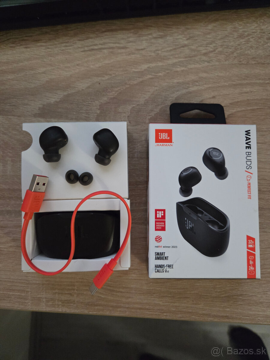 JBL Wave Buds – bezdrôtové slúchadlá (používané) - 2