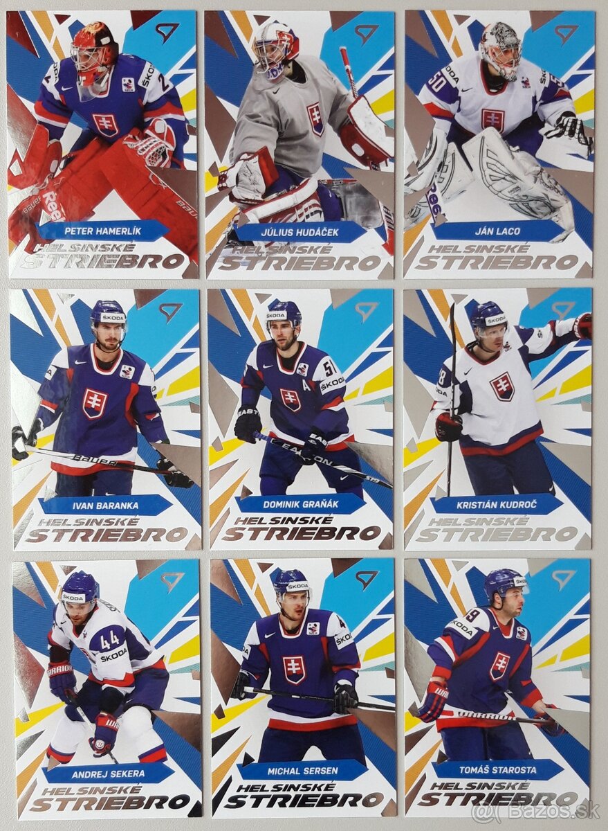Hokejové kartičky HOKEJOVÉ SLOVENSKO 2023 HELSINSKÉ STRIEBRO - 2