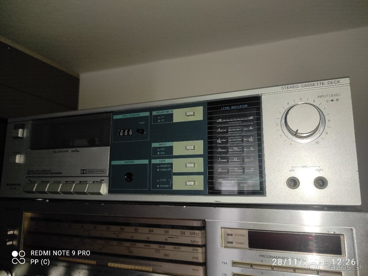 SANYO RD 250 cassette deck Japan - 2