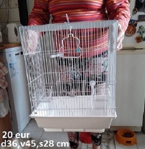 Nova klietka pre vtaky (4ks) v styroch farbach, - 2