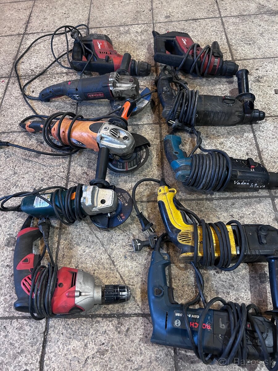 Vrtačky a uhlové brúsky - 2