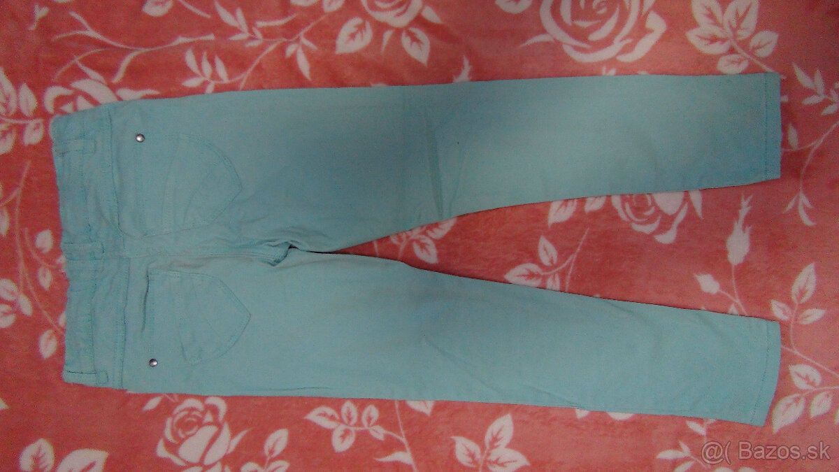 Dievčenské nohavice-128 - 2