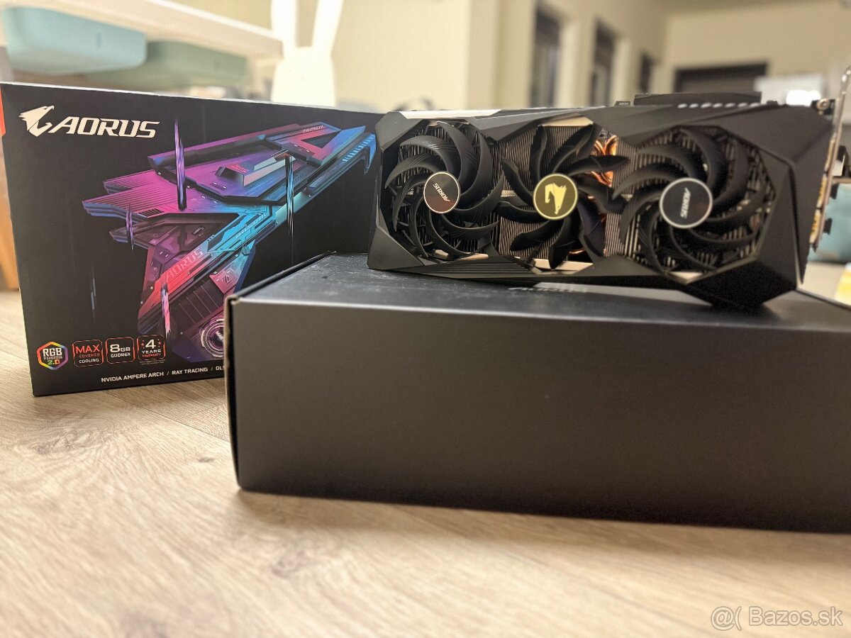 GIGABYTE AORUS GeForce RTX 3070 Ti MASTER 8G – TOP verzia – - 2