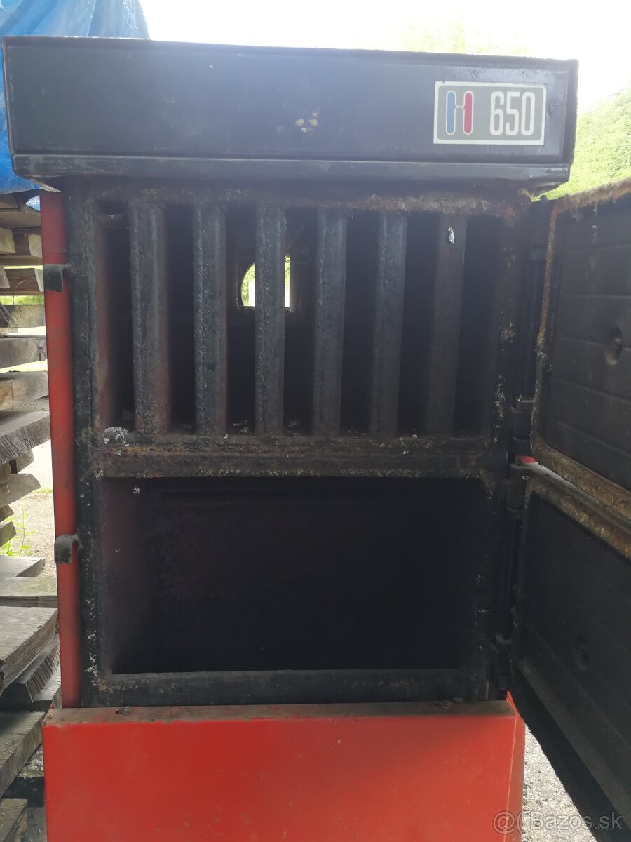 Oceľový teplovodný dvojkomorový kotol H 650 - 2