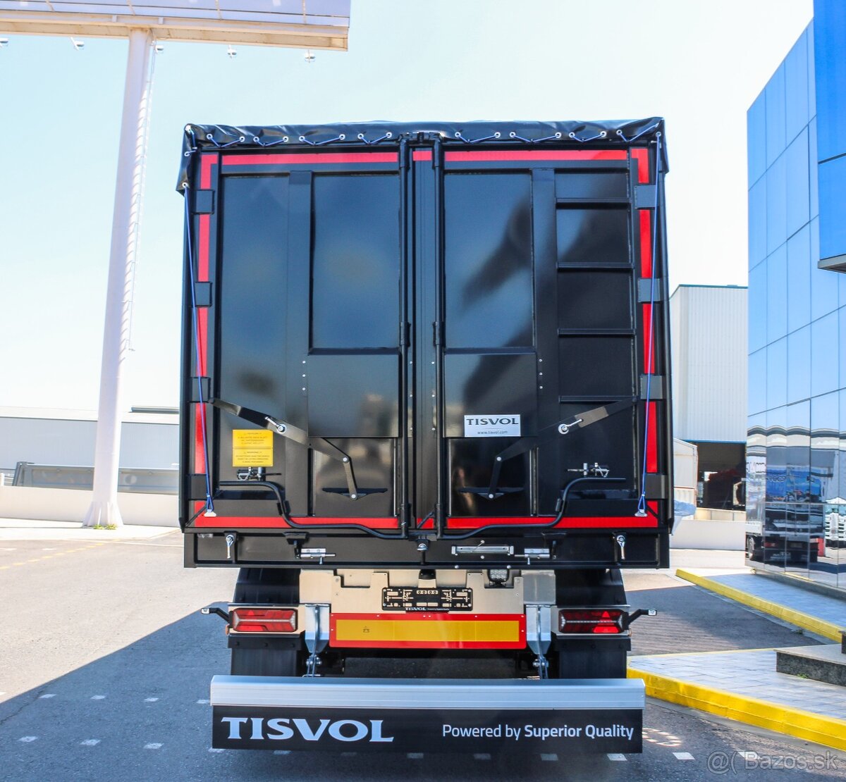 Sklápací náves - Tisvol Ceres 52m3 (5700kg)