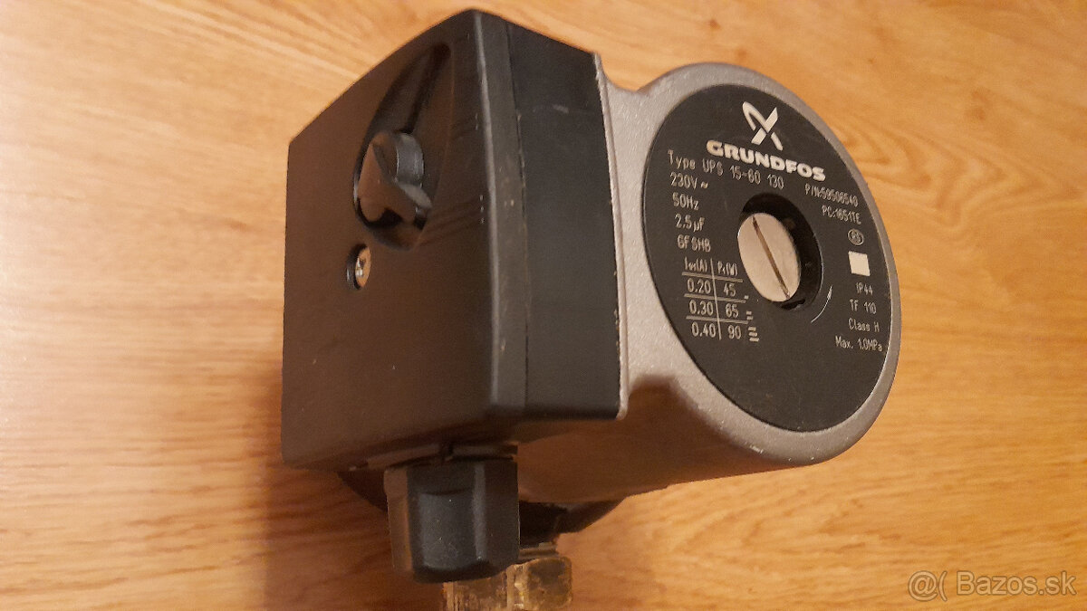 Predám Kotlové čerpadlo GRUNDFOS UPS 15-60-130mm - 2