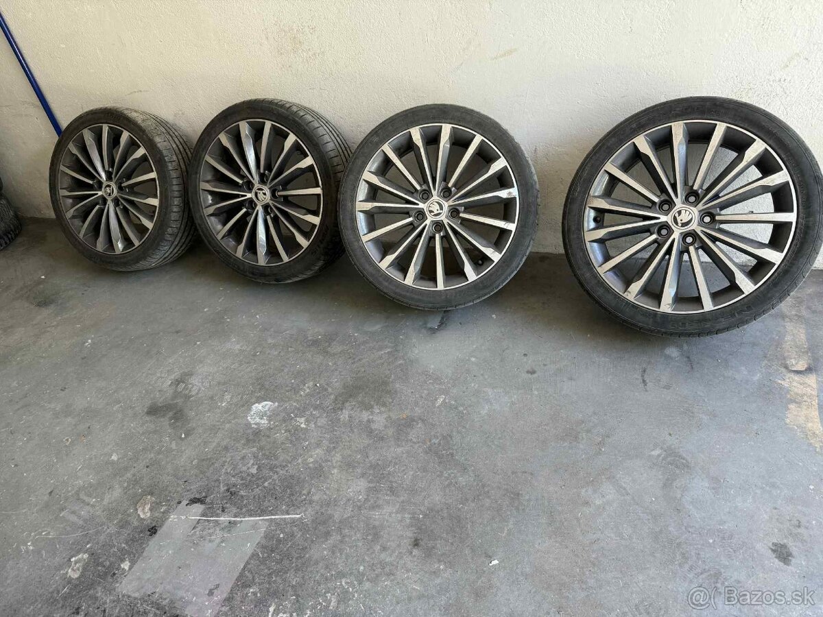 Škoda alu original disky TRINITY - 2