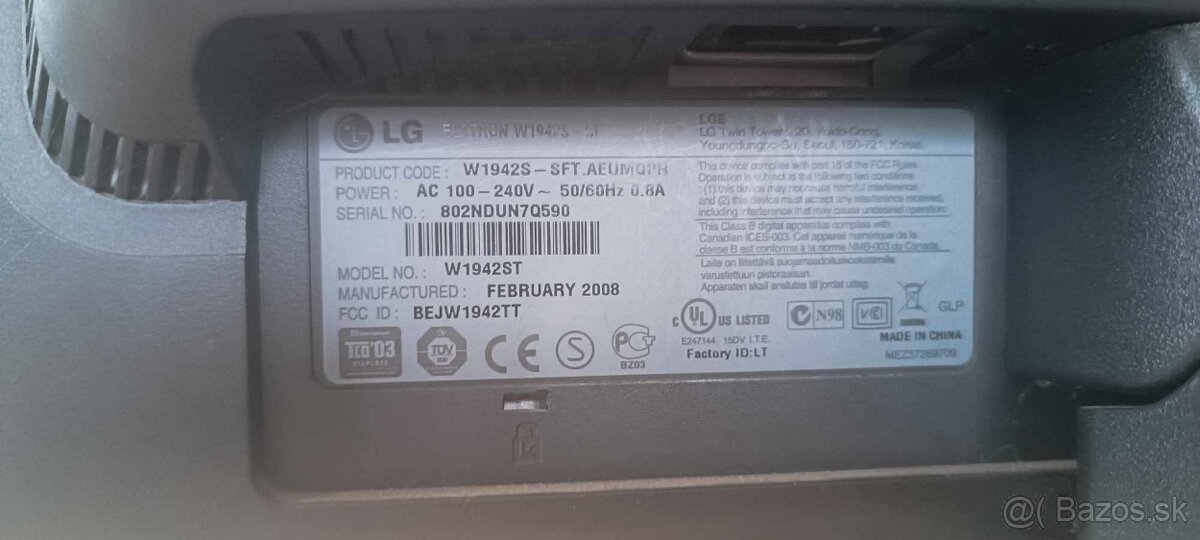 LG FLATRON W1942S - 2