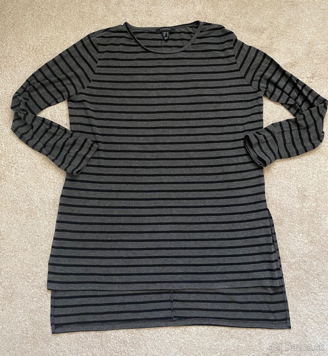 Pásikavé dámske basic tričko - 2