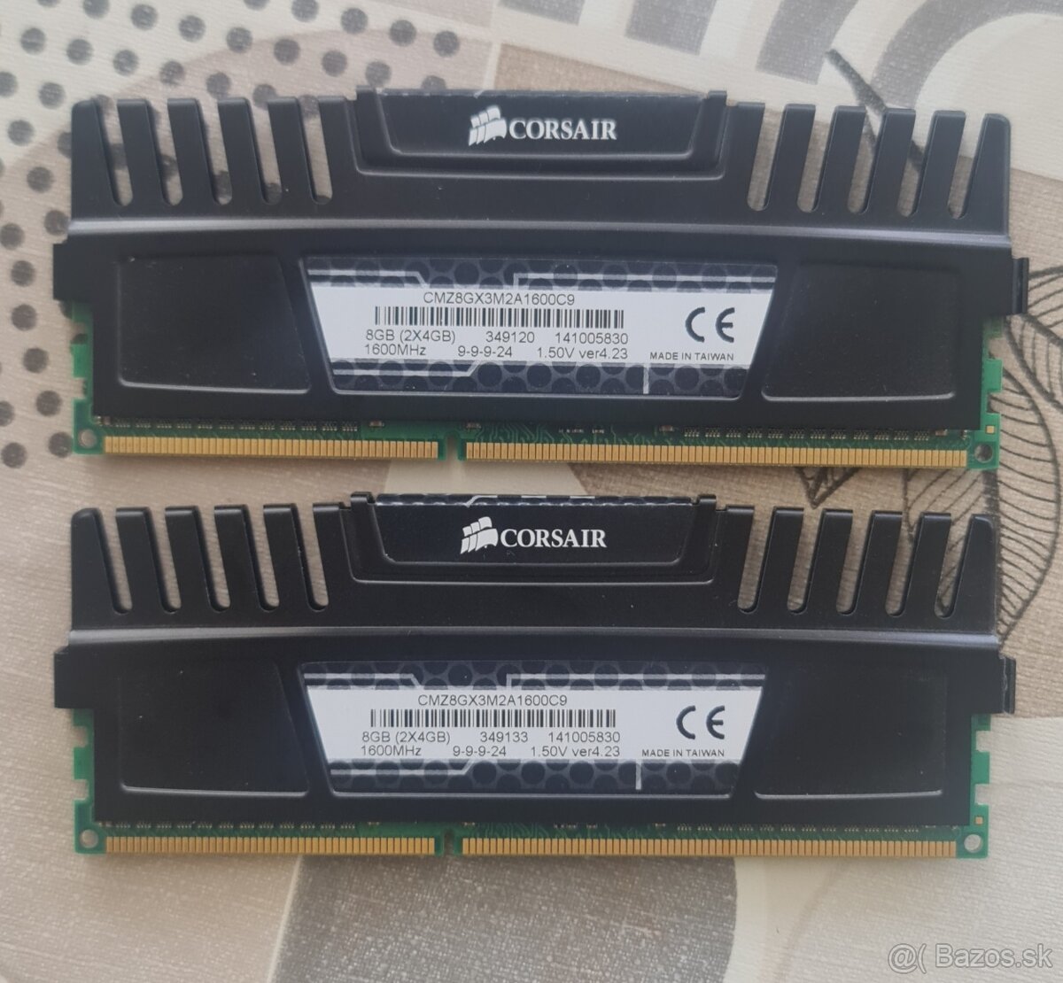 PC RAM 2X4GB DDR3 KIT 1600MHZ - 2
