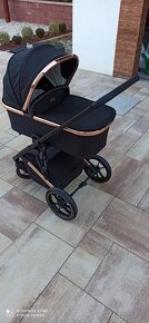 Kombinovaný kočík Moon Style Rosé - 2