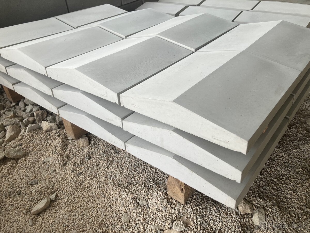 Betónové striešky/klobúky - 2