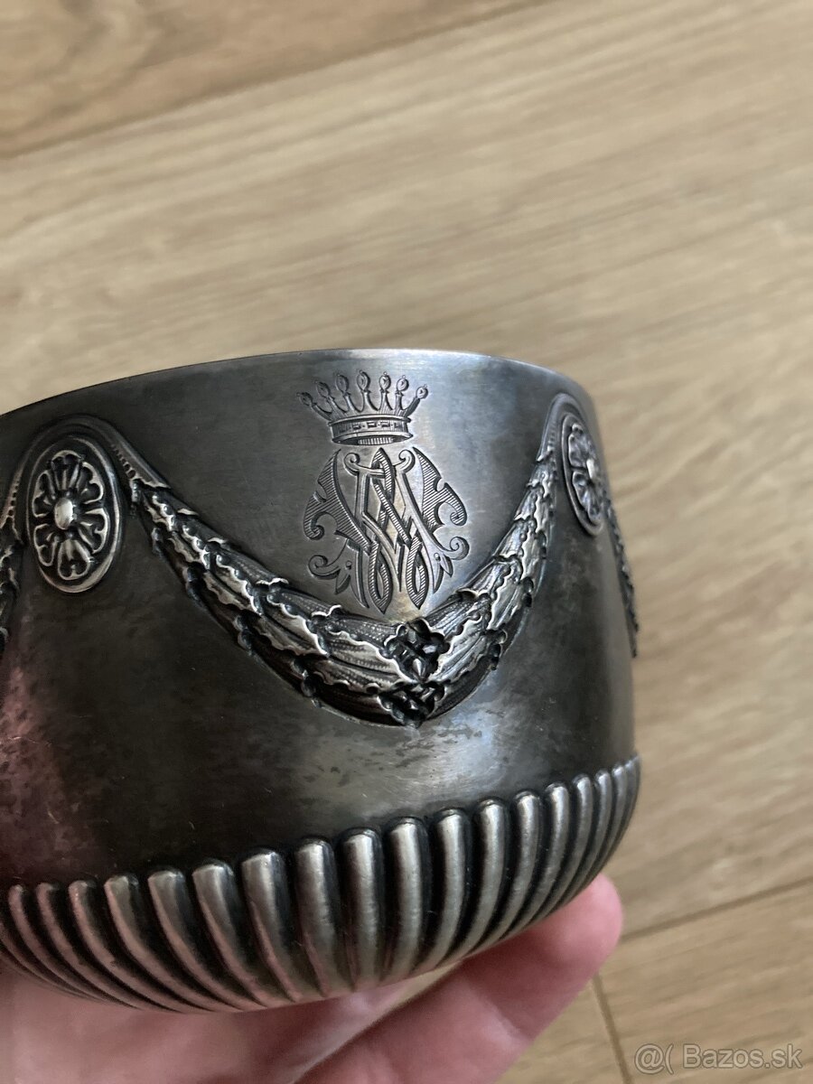 miska cukornička striebro - 2