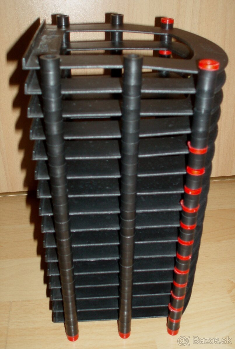 podstavec - box na 15 kusov obalov s CD alebo DVD - 2