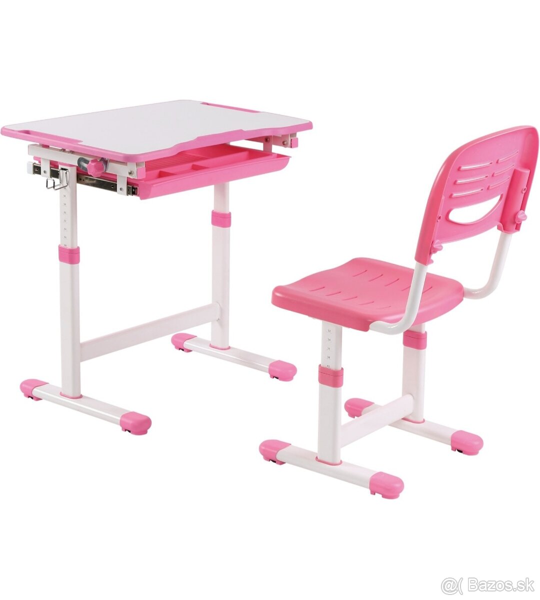 Detsky písací stôl nastaviteľný, rastúci - 2