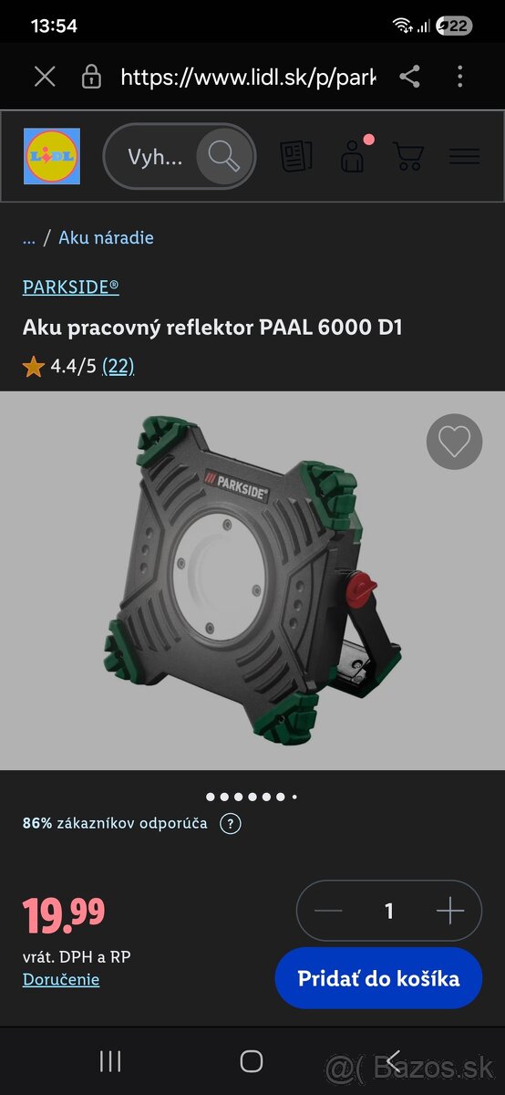 PARKSIDE Aku pracovný reflektor PAAL 6000 D1 - 2