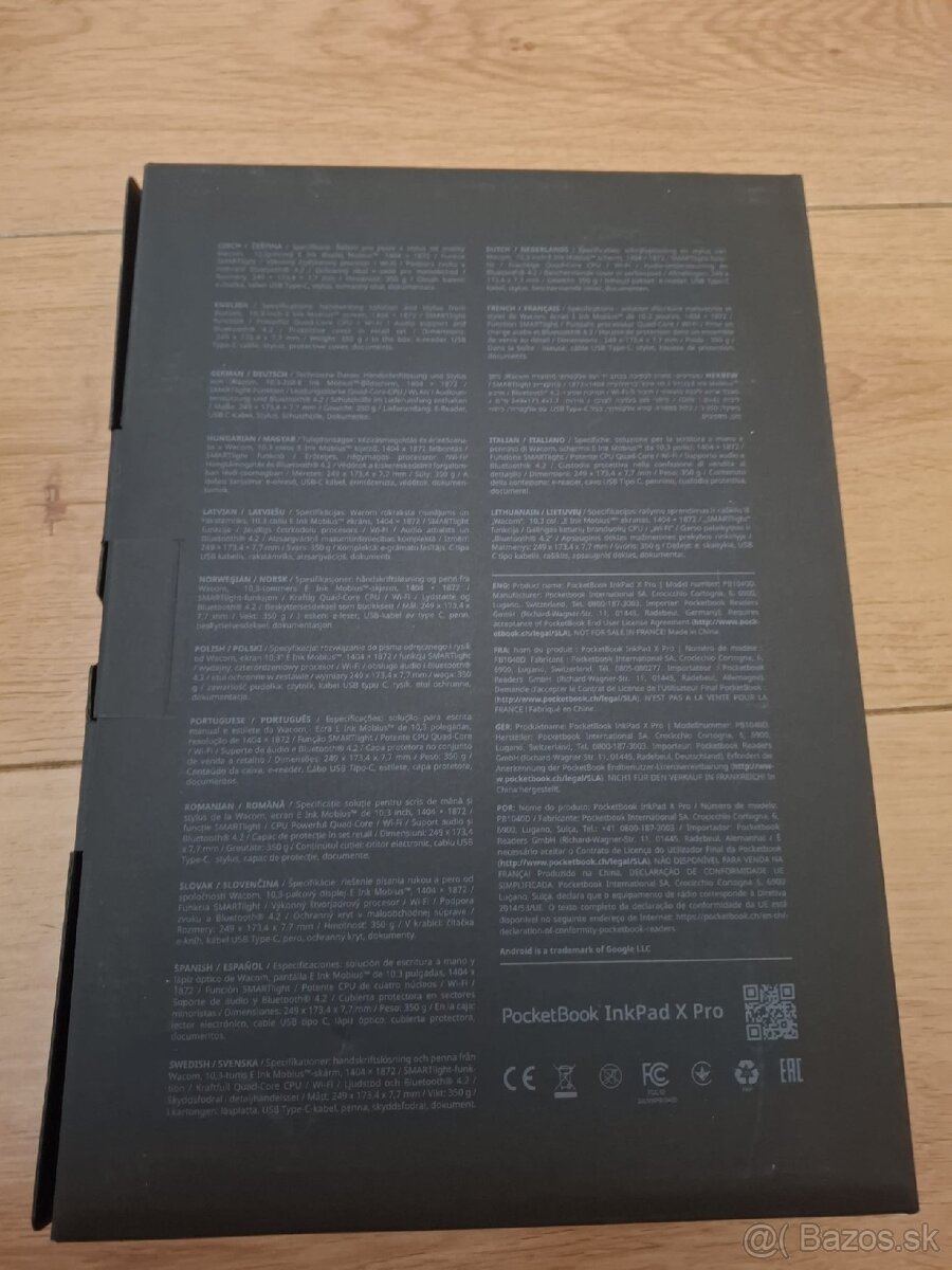 PocketBook Inkpad X Pro 10.3" Touchscreen eReader Tablet - 2