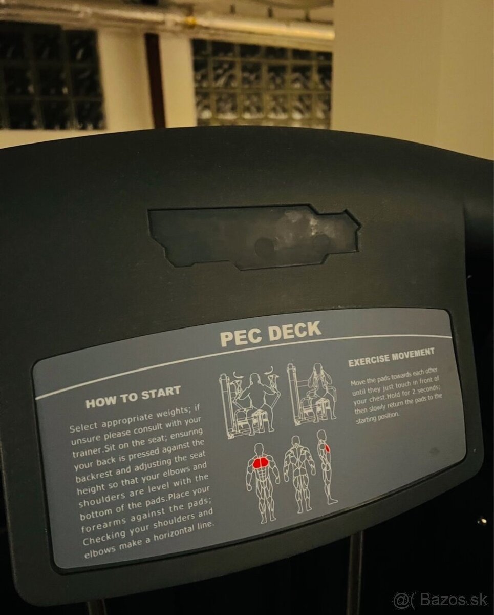 Posilovací stroj - Pec Deck - Zánovní - 2