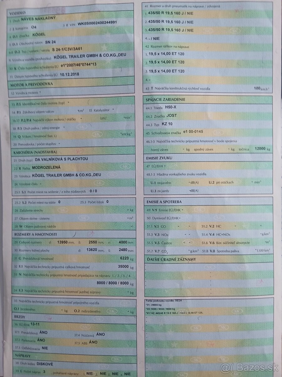 Postupim leasing náves Kögel SN24 Mega - 2