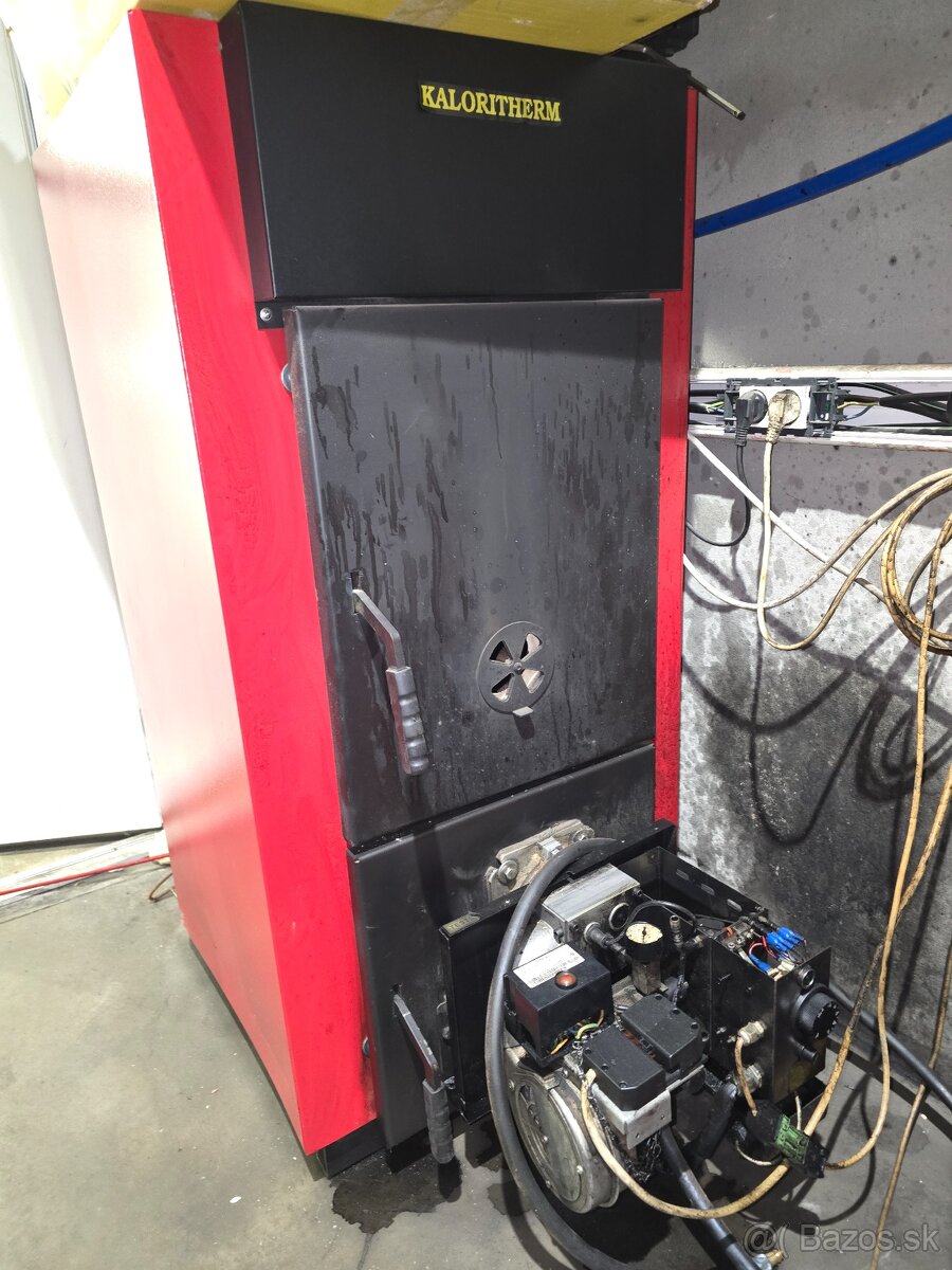 Teplovodny kotol s automatickým horakom na starý olej 25kw - 2