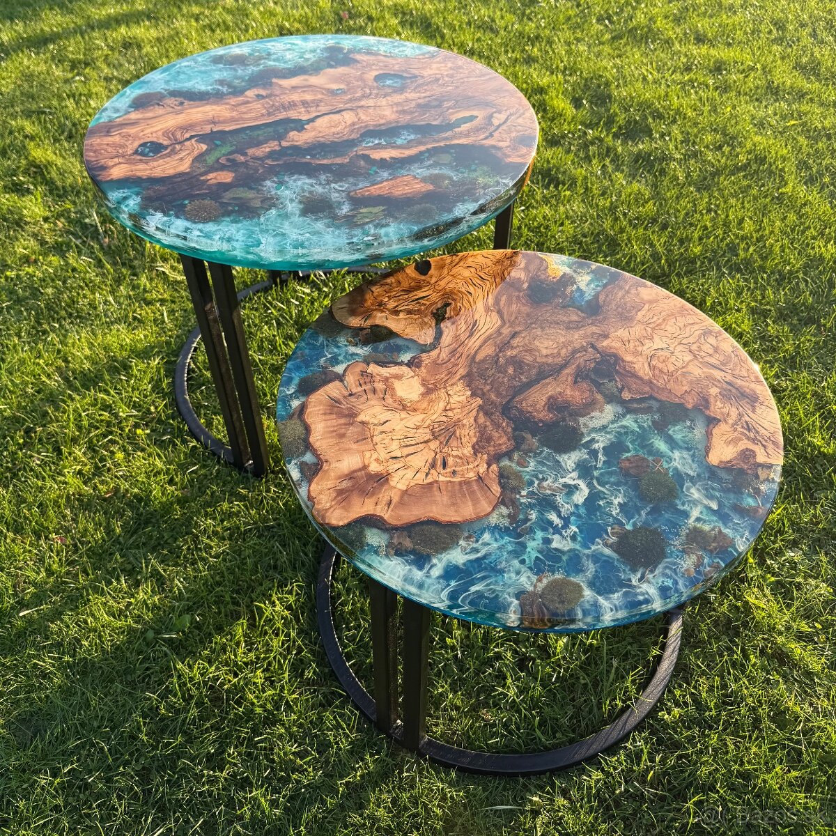 Epoxidový stôl , set konferenčných stolov , epoxidové stoly - 2