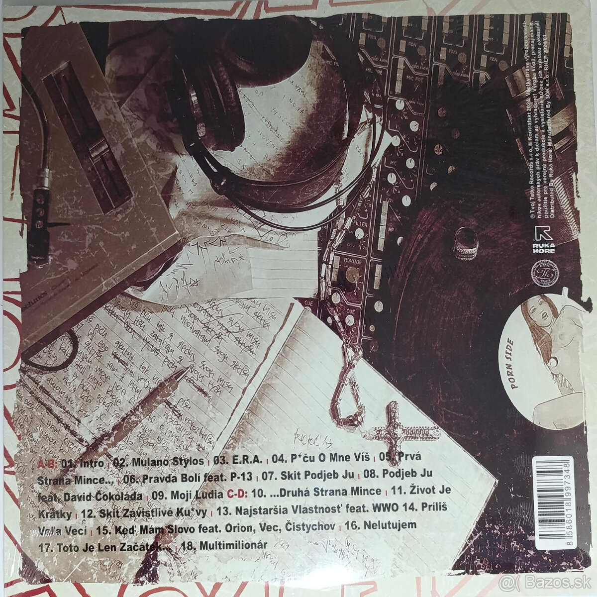 3LP Kontrafakt - E.R.A. 20th Anniversary biela edícia - 2