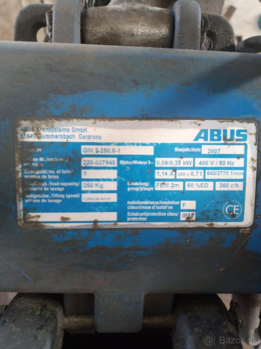 Elektricky lanovy navijak - 2