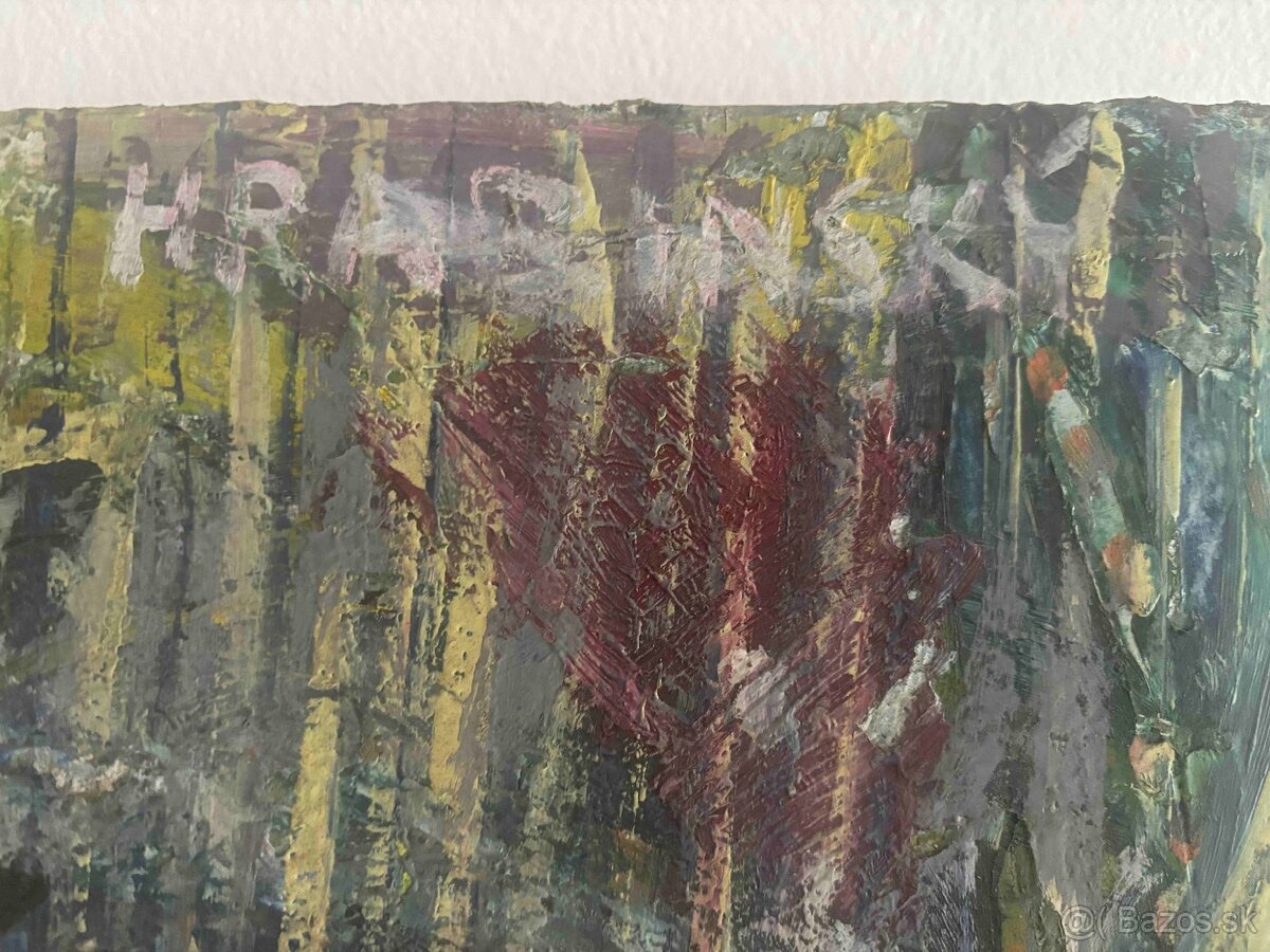 obraz Peter Hrabinský, Abstrakce 115x145 - 2