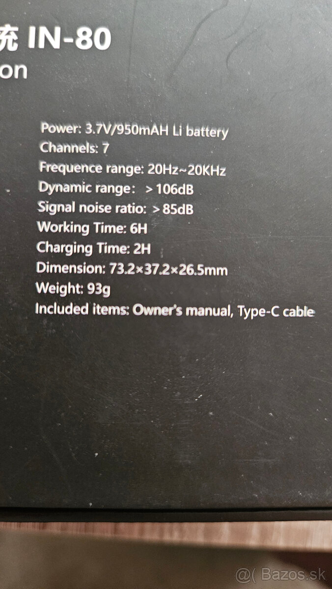 Bezdrôtový gitarový systém IRIN - 2