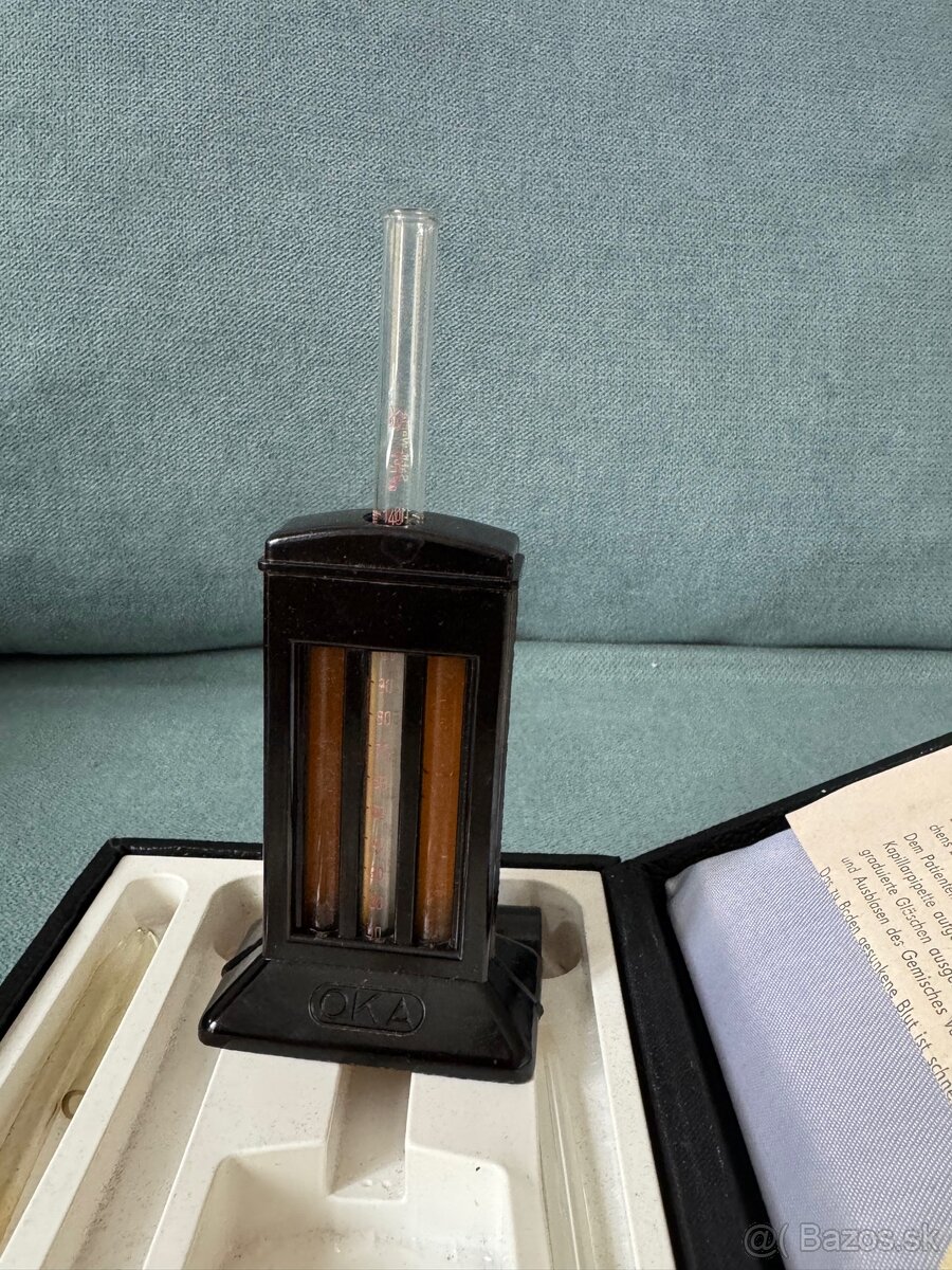 Vintage Sahli hemometer – kompletný set - 2