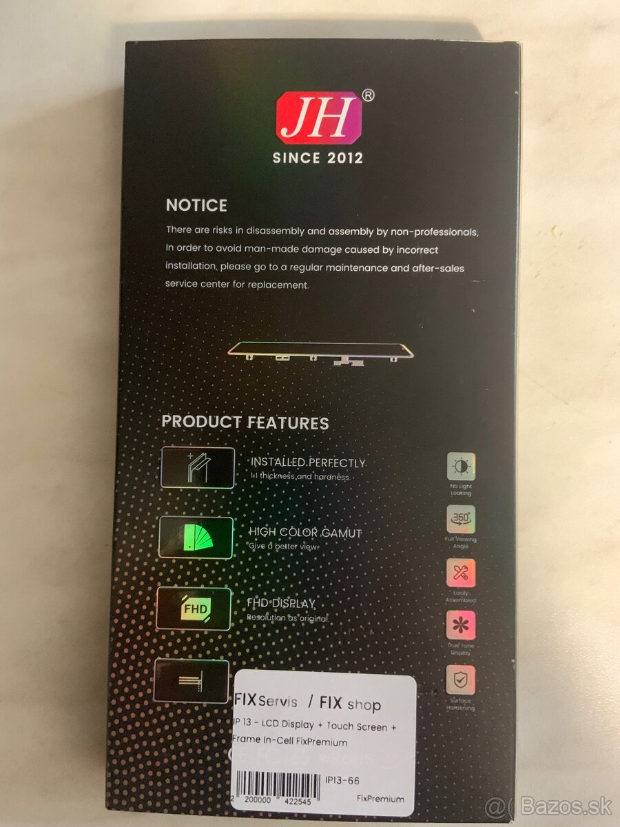 Apple iPhone 13 - LCD Displej + Dotykové Sklo + Rám In-Cell - 2