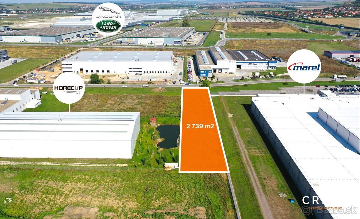 CREDA | predaj pozemok v priemyselnom parku, Nitra - 2