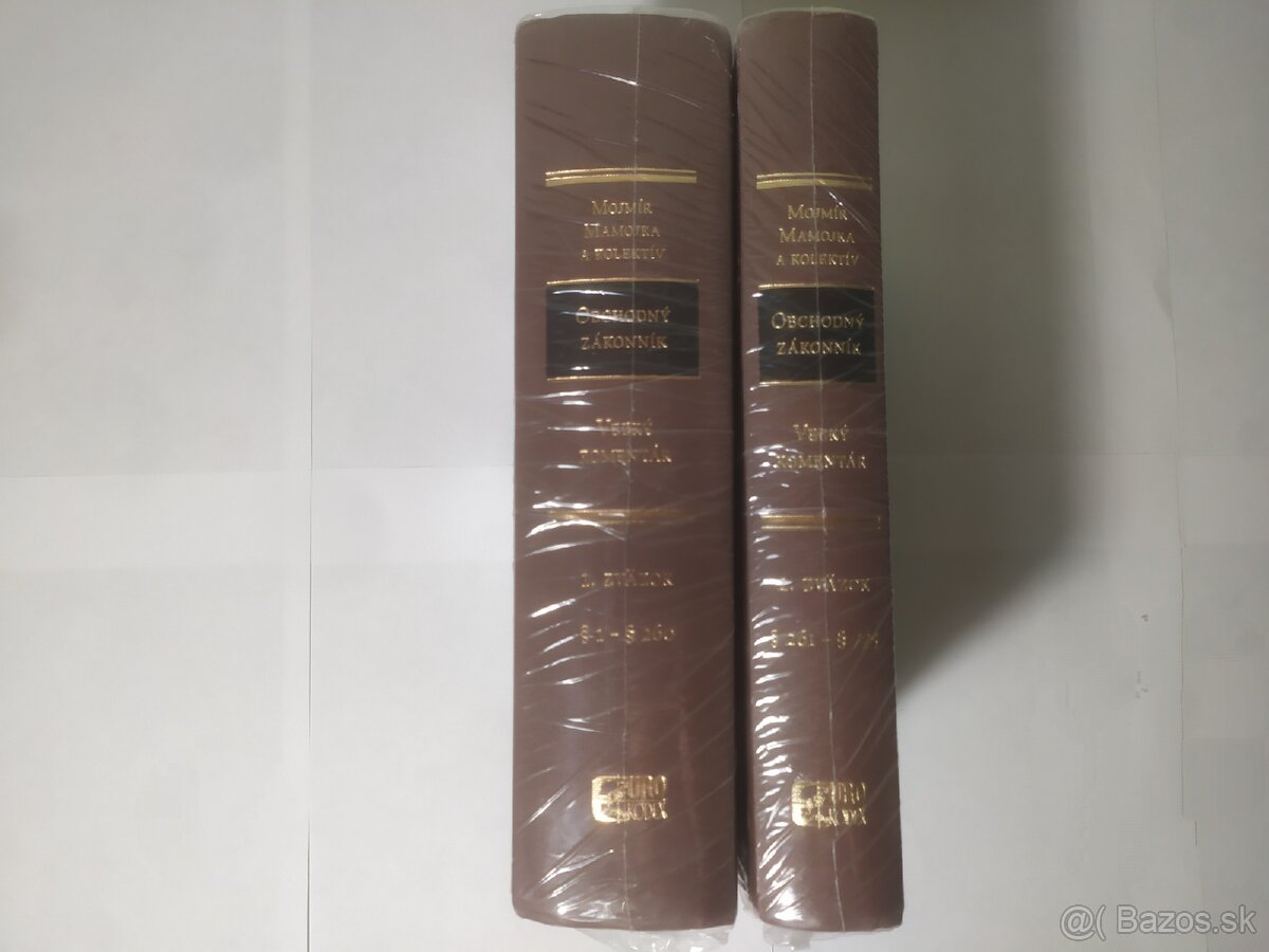 Mojmír Mamojka - Obchodný zákonník - Veľký komentár - 2