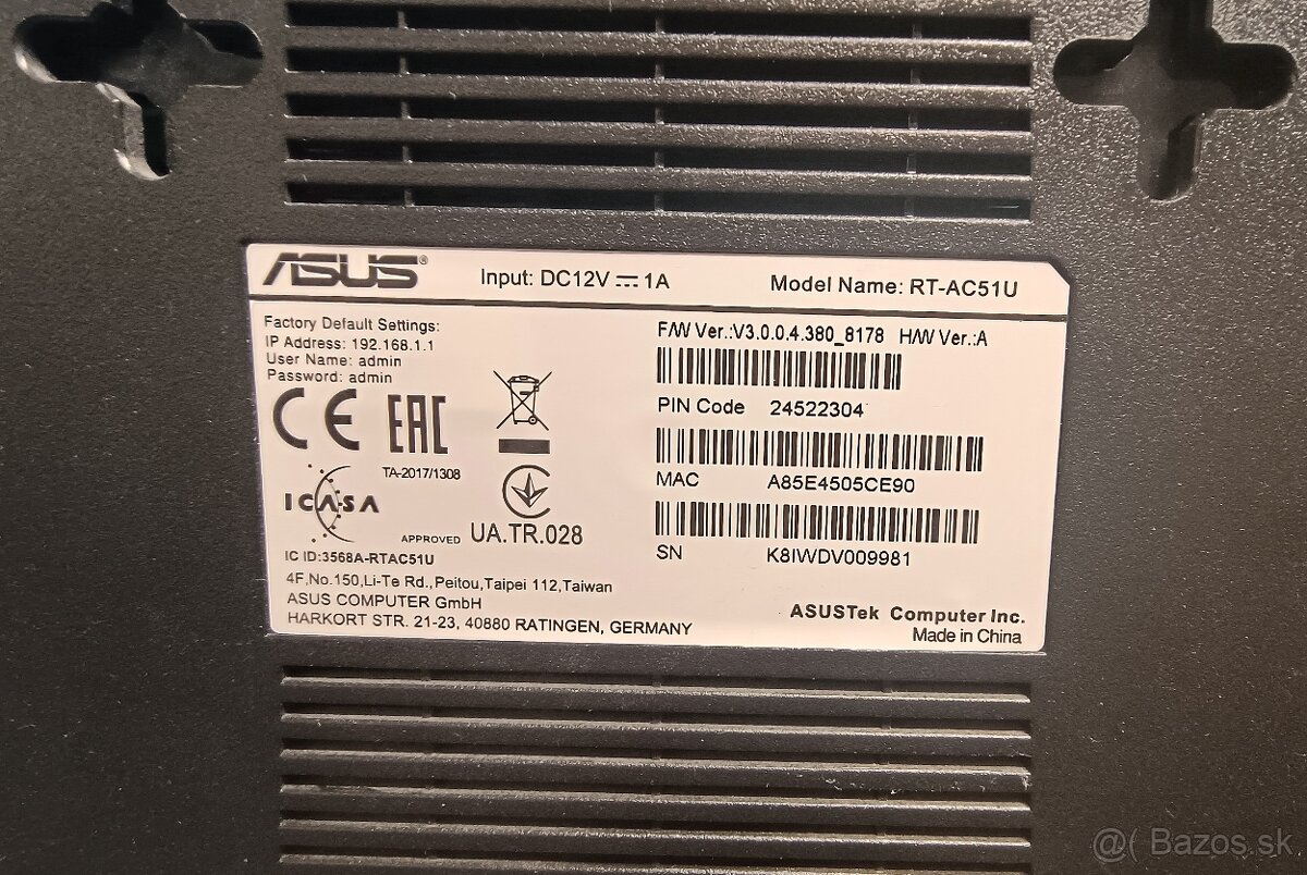 ASUS RT-AC51U + OpenWRT 24.10.4 - 2