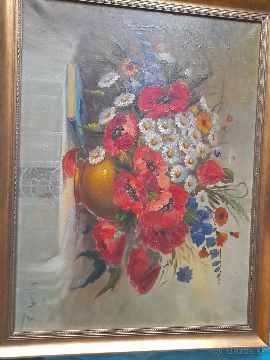 OBRAZY akad.mmaliarov. Lukeš a Horyna linoryt - 2