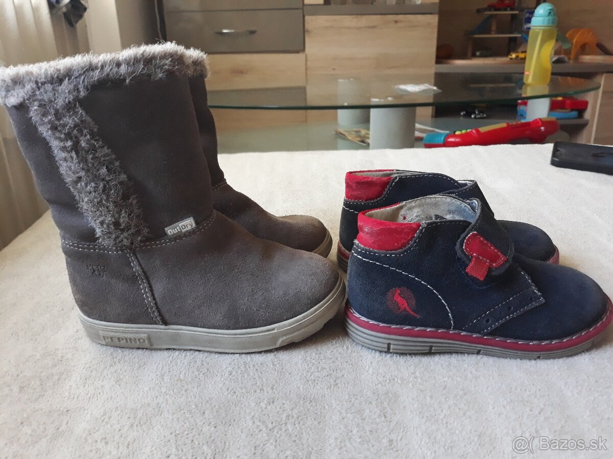 Čižmy a prechodné topánky v.23 - 2