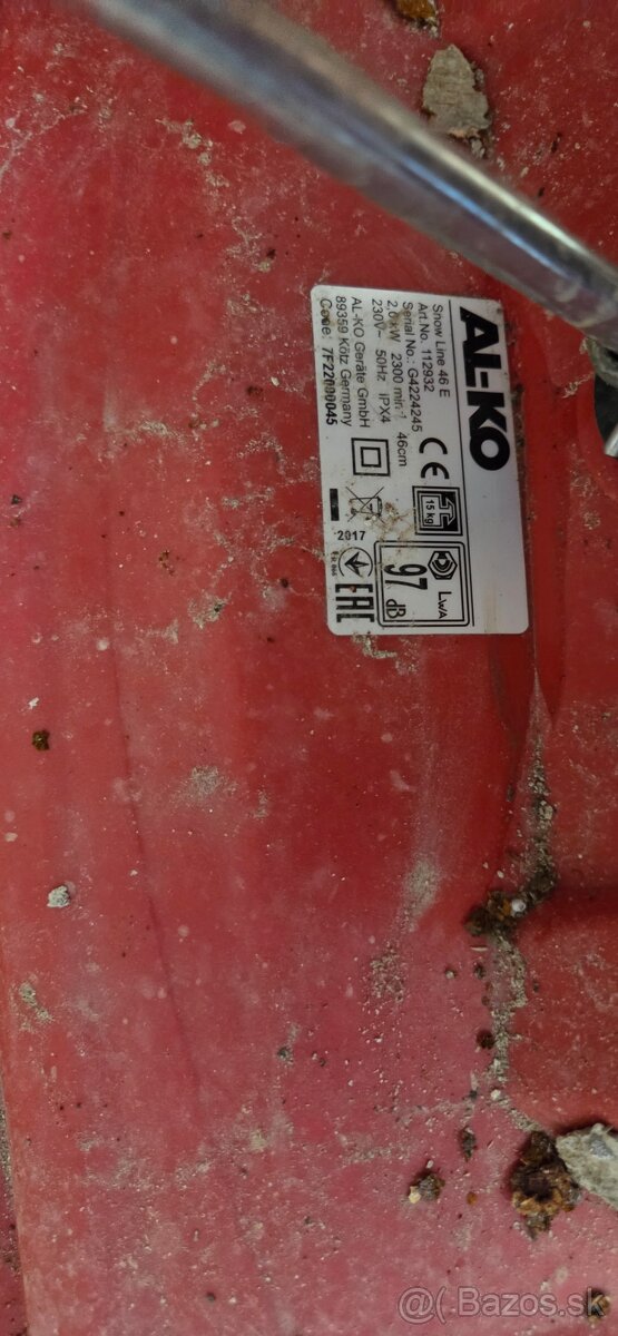 elektricka snežná freza - 2