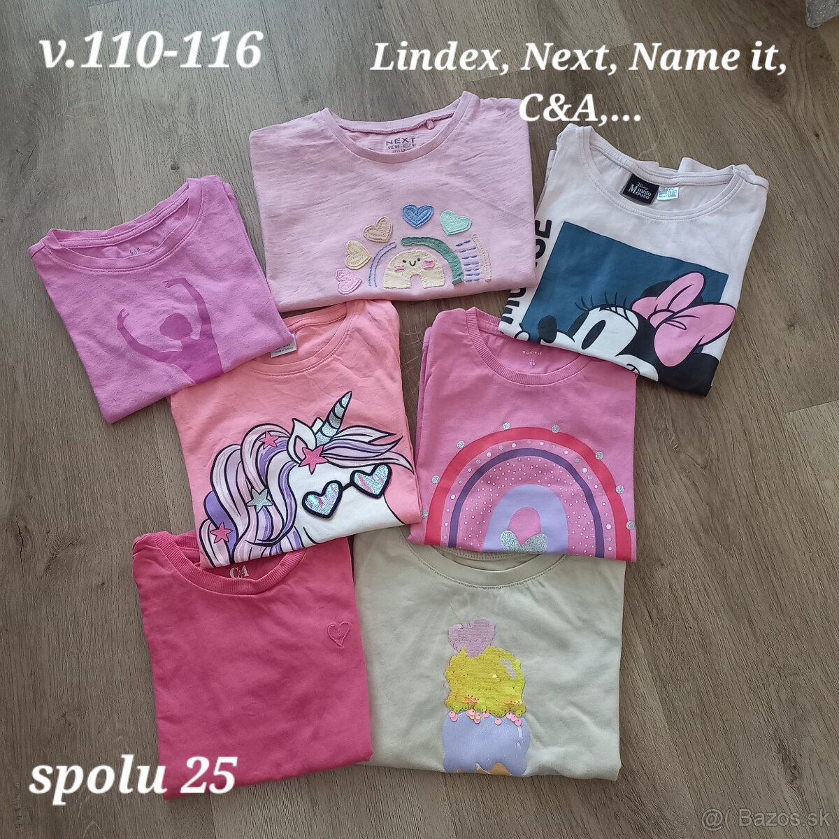 Letné tričká balík v.110-116 - 2