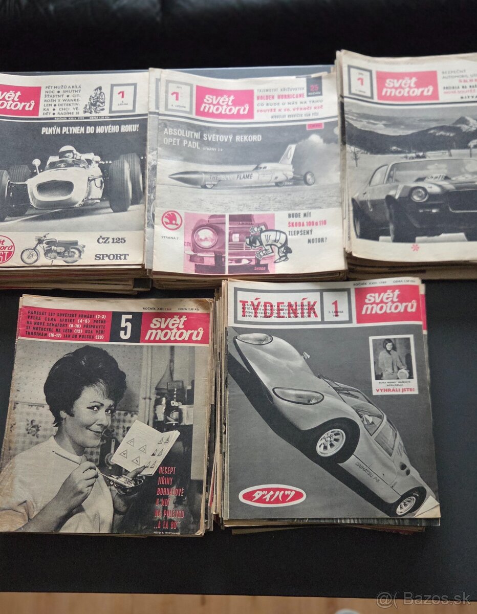 SVĔT MOTORŮ ročník- 1968,1969,1970,71,72 - 2