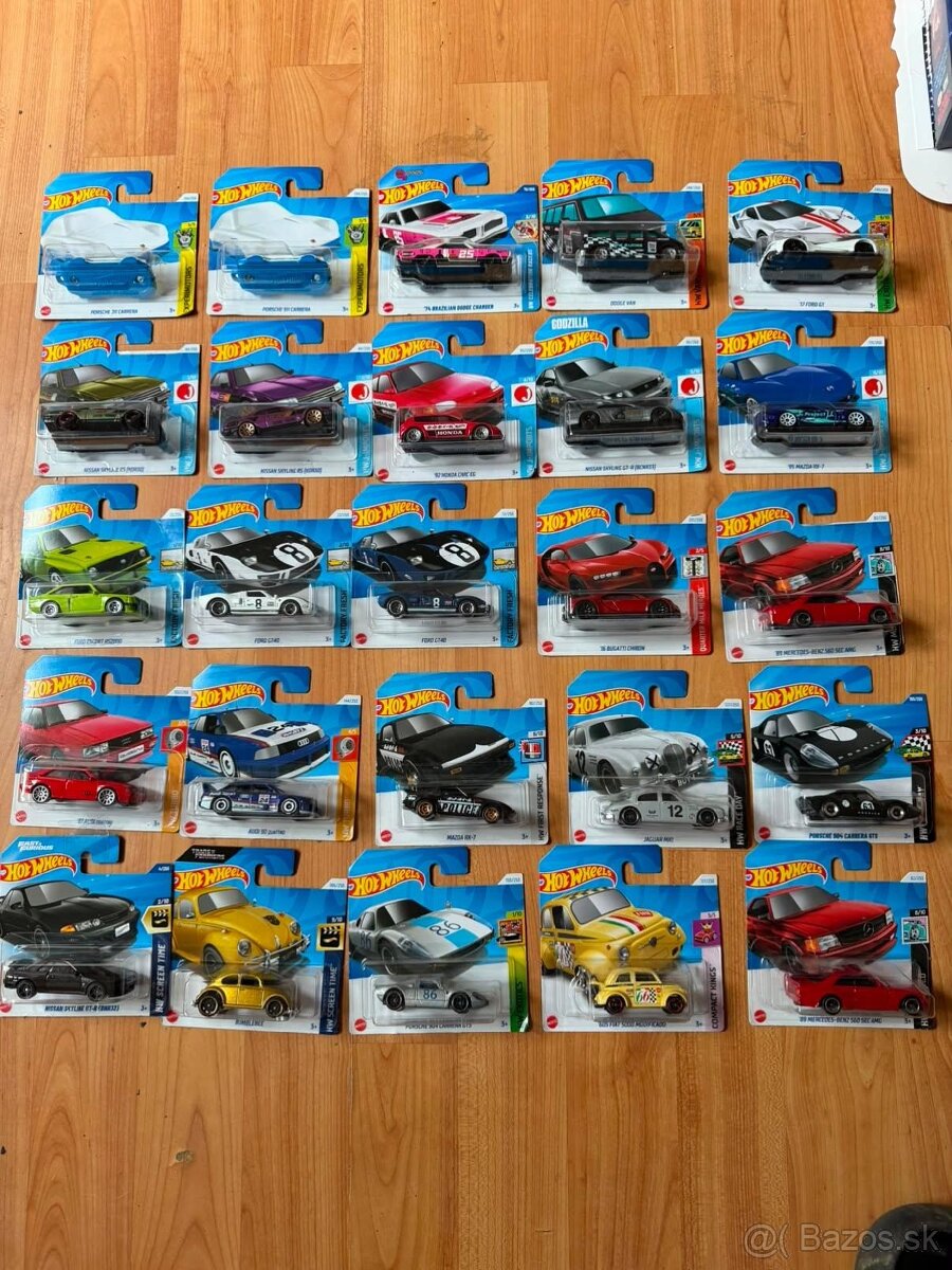 Zbierka hot wheels auticok - 2