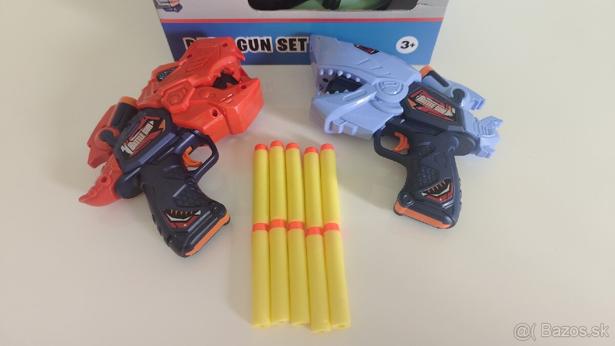 Dino počitadlo + 2 pištole + 10 nábojov - 2