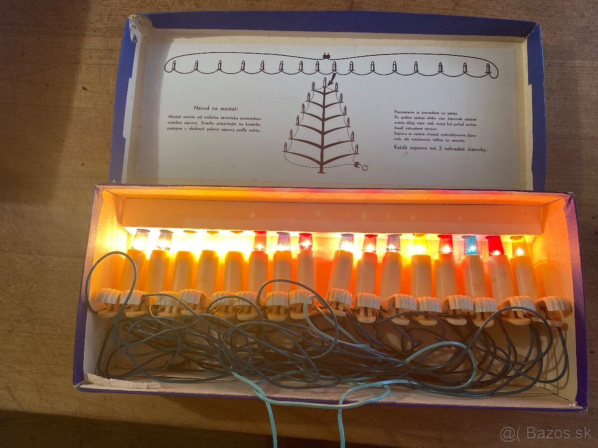 Retro vianočné osvetlenie - 2