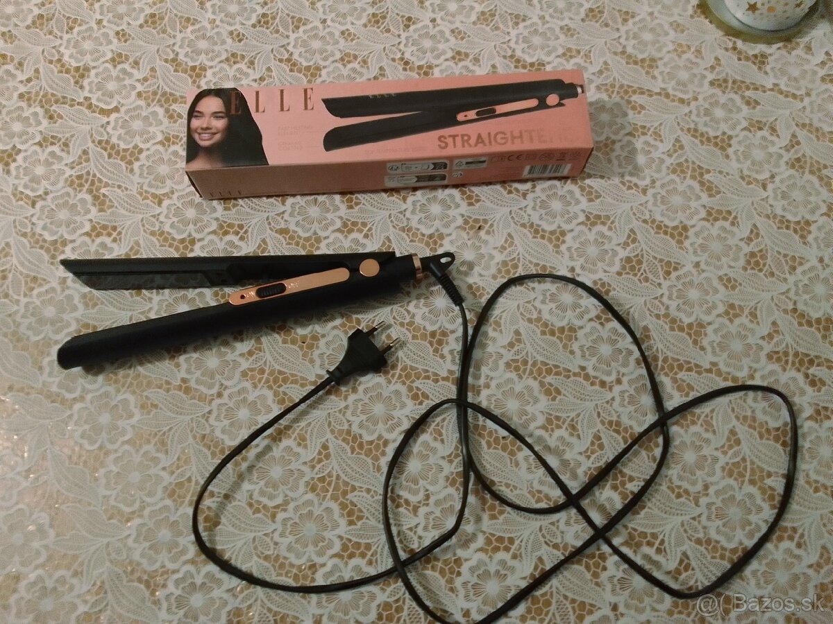 žehlička na vlasy ELLE (NOVÁ) + darček - 2