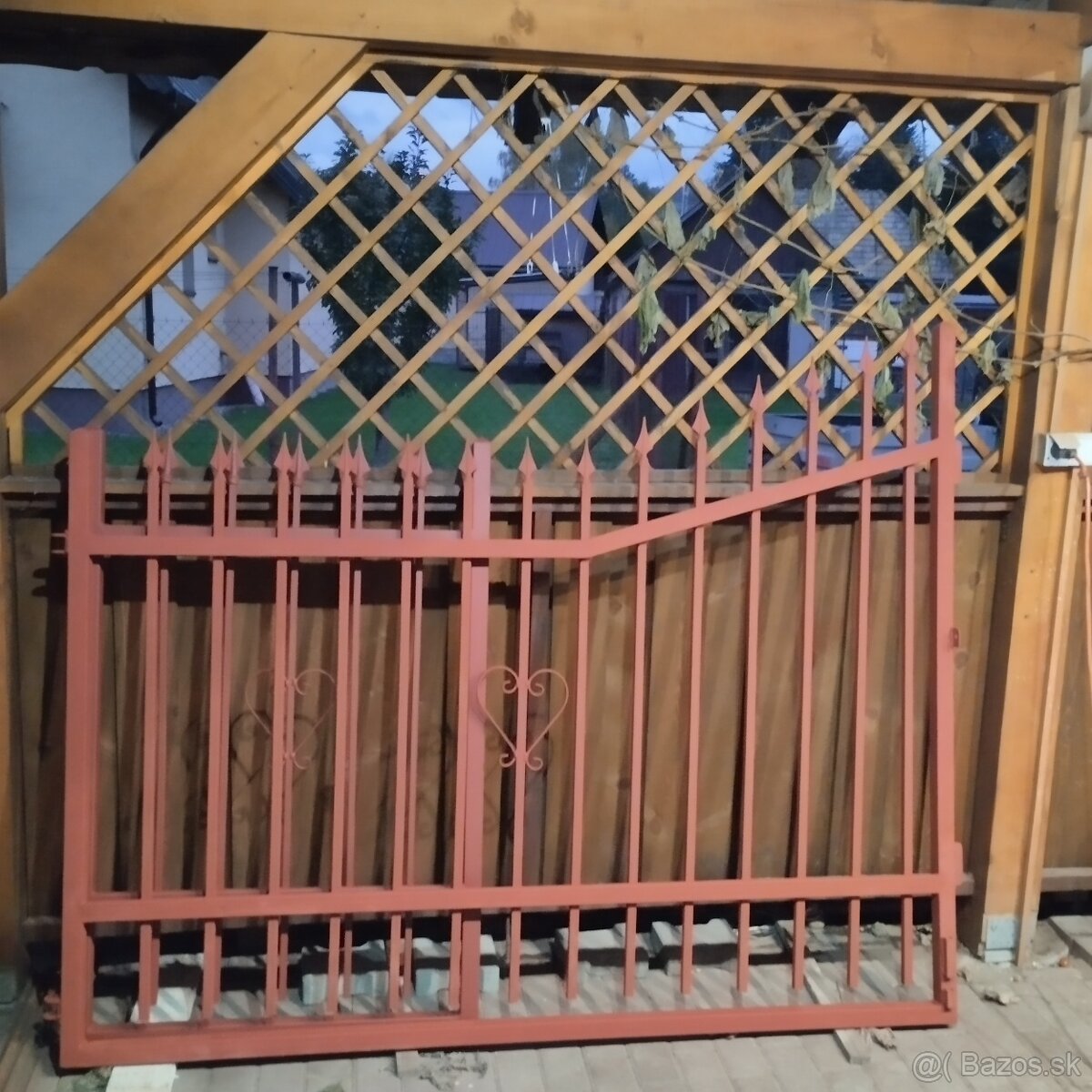 Dvojkridlová brána + branička - 2