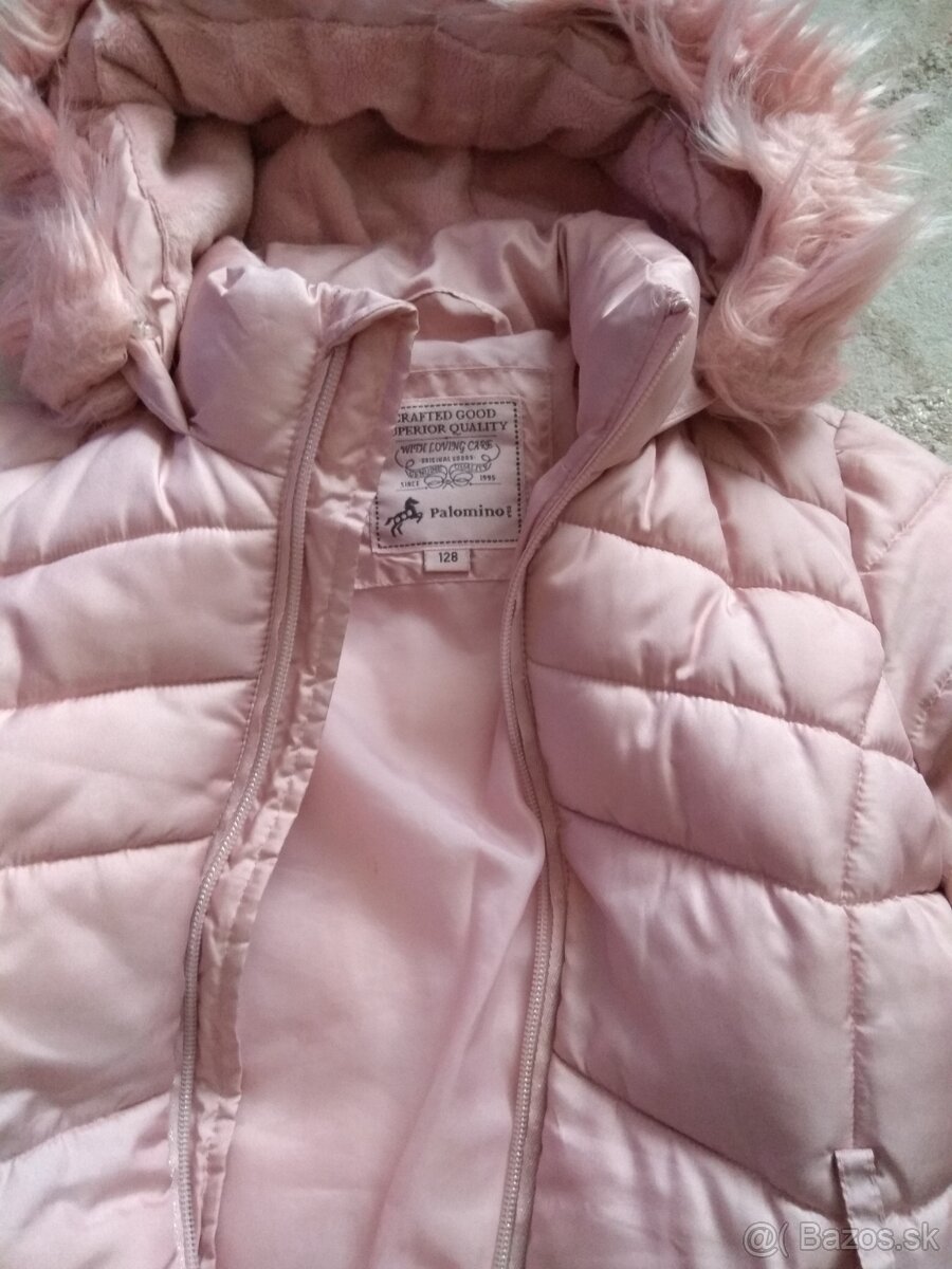 Dievcenska zimna bunda 128 - 2