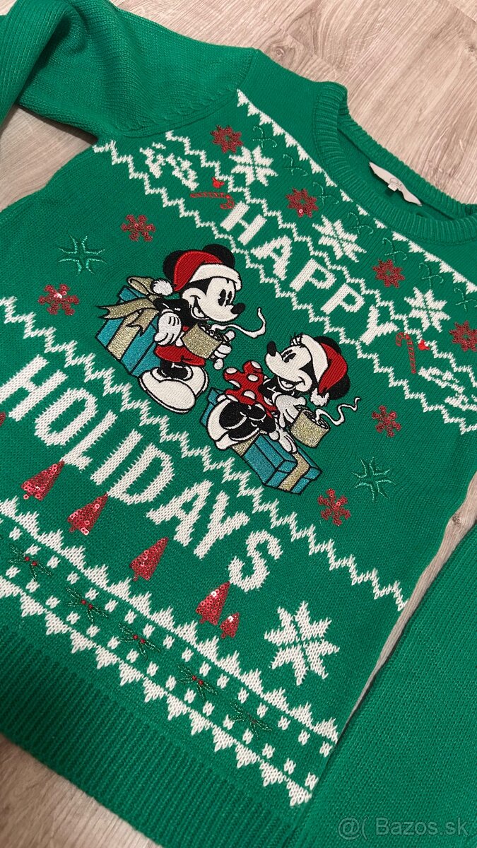 Vianočný sveter mickey mouse - 2