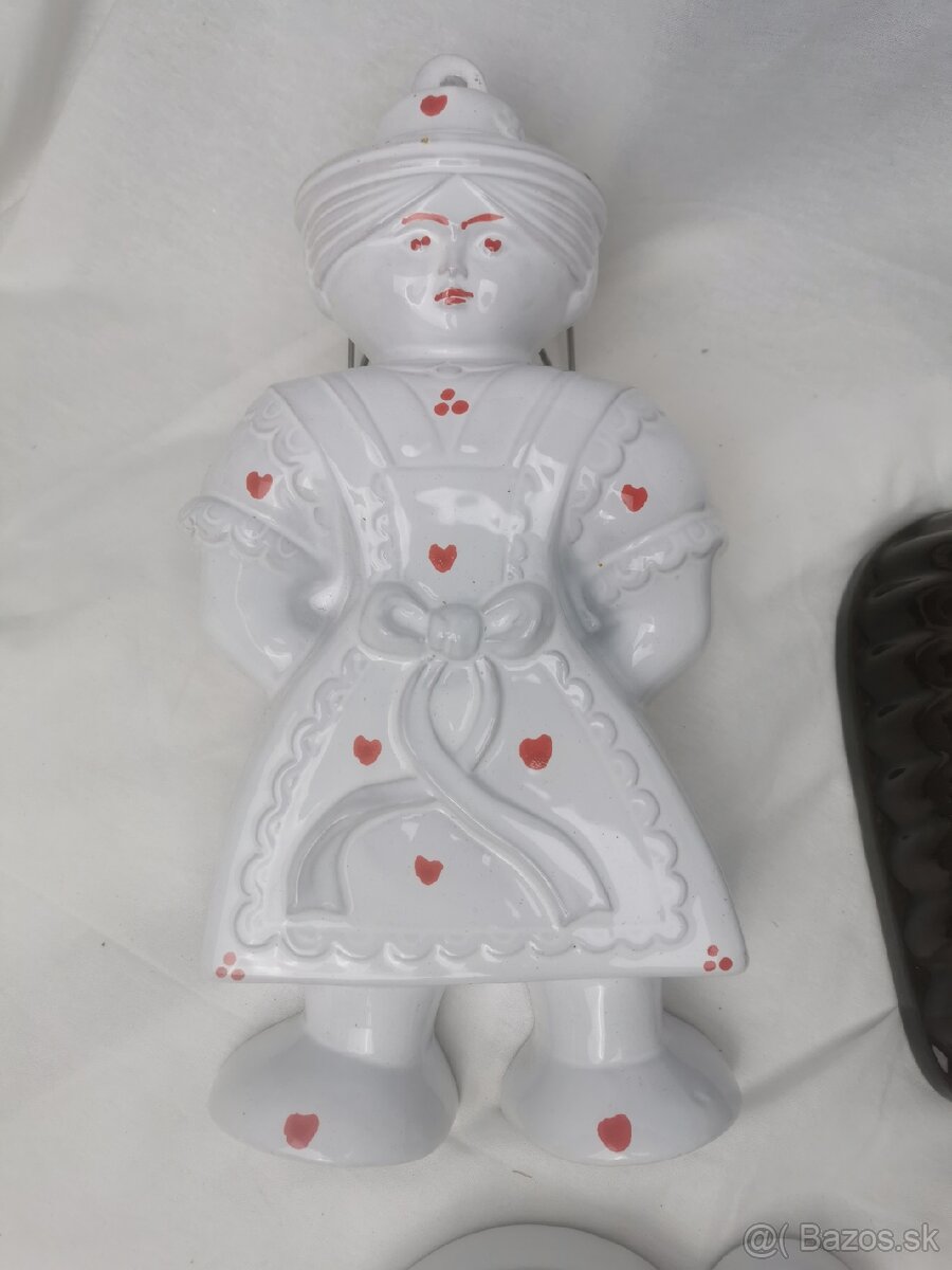 Keramika, forma, srdce, dievča - 2