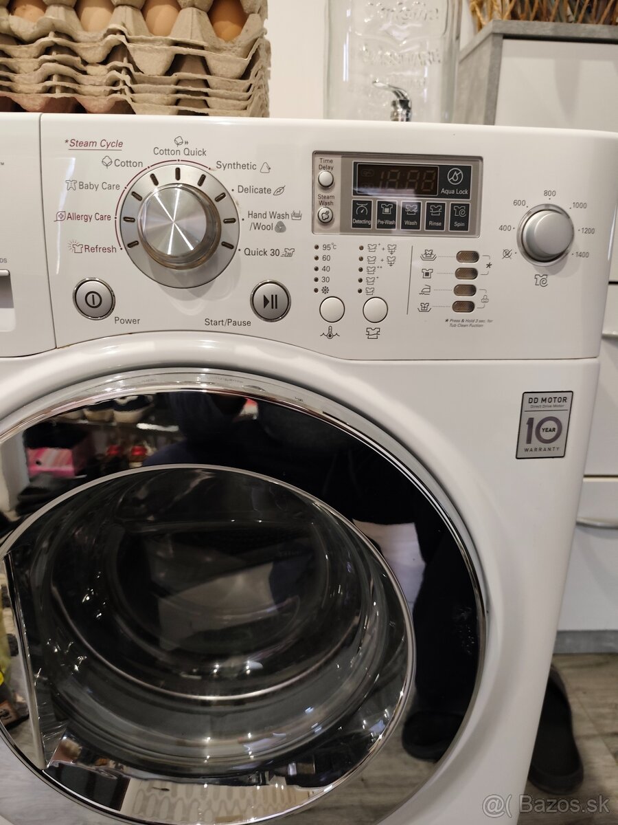 Automatická parná práčka LG 8kg - 2