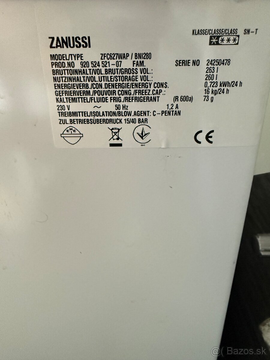 Predám mraziaci box 260l - 2