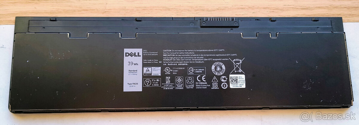Batéria Dell F3G33 11.1V 36Wh / kapacita 63 % - 2